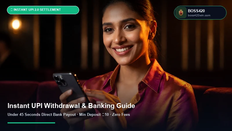 BOSS420 Instant UPI Withdrawal & ₹20 INR Deposit Tutorial